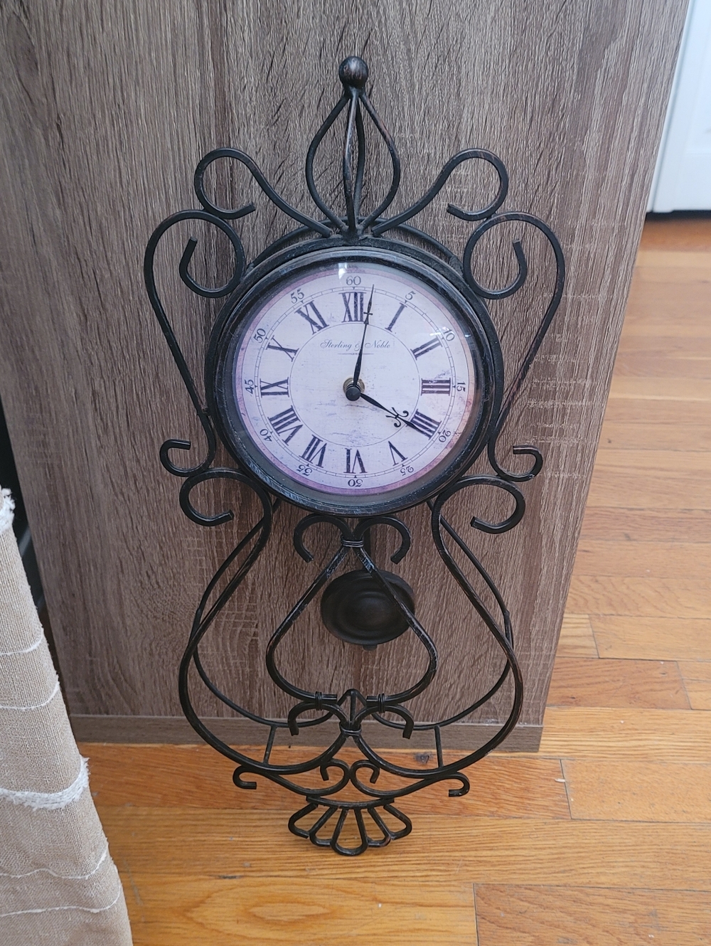 STERLING & NOBLE Iron Wall Clock